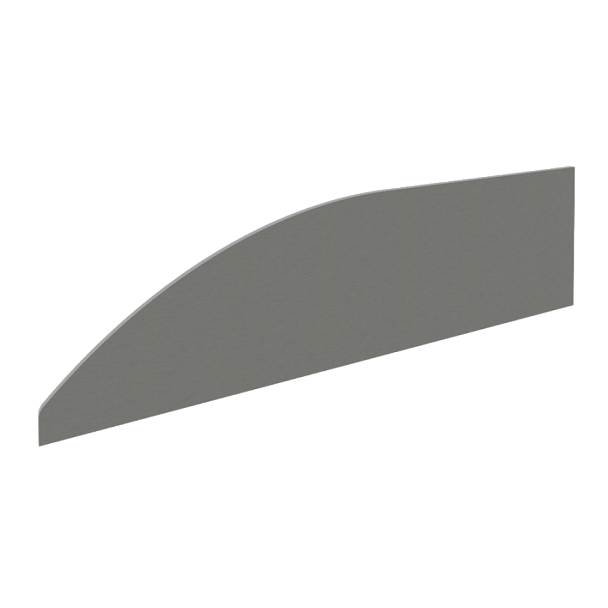 Riva Экран А.ЭКР-4.1 Металлик 1600*450*18 - Вид 1