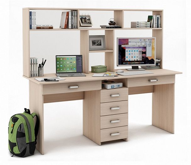 Стол компьютерный Лайт-11Я СН - Вид 1