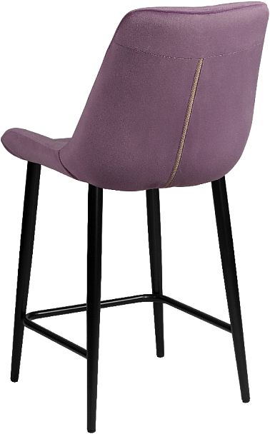 Комплект полубарных стульев Эйден, Confetti lilac/черный, 3 шт. - Вид 5