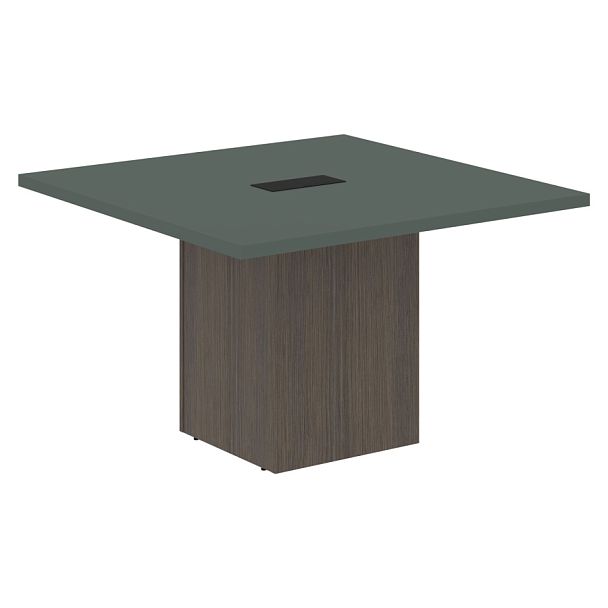 Стол центральный VCCT 1212 Нефрит/Дуб Сильвер 1200х1200х750 VELION - Вид 1