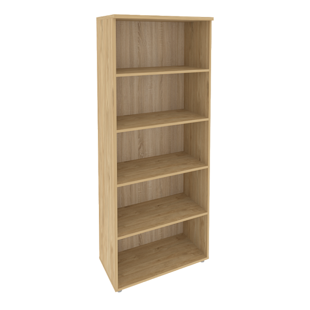 Onix Стеллаж высокий широкий O.ST-1 Тиквуд светлый 800*420*1977 - Вид 1