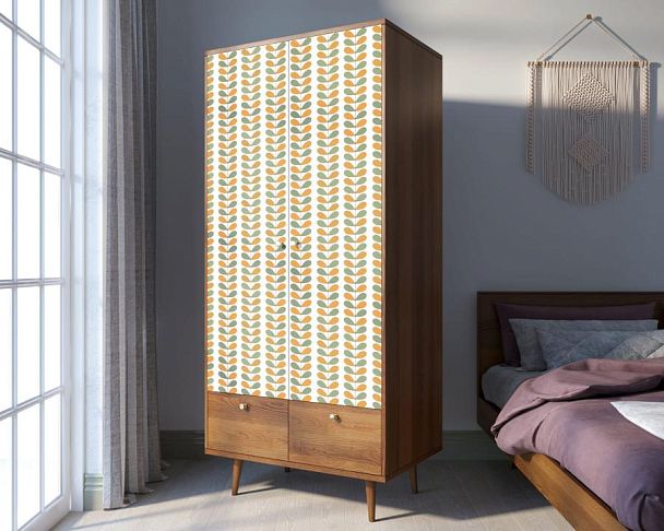 Шкаф двухстворчатый Berber принт 23 арт BB16/Print_23 - Вид 3