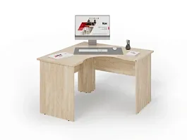 UNITY РСТ12-12 ДУБ СОНОМА Офисный стол угловой Универсальный 1200х1200х750 - Фото предпросмотра