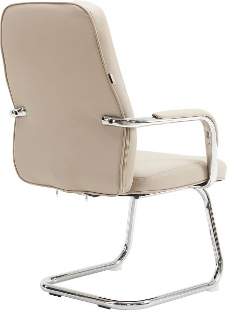 Кресло для посетителей Everprof Vesta (Веста) CF Экокожа Бежевый - Вид 4