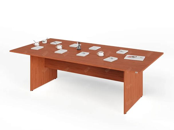 UNITY PОКС-12/24 ОРЕХ ИТАЛЬЯНСКИЙ Конференц стол прямоугольный Универсальный 2400х1200х750 - Вид 2