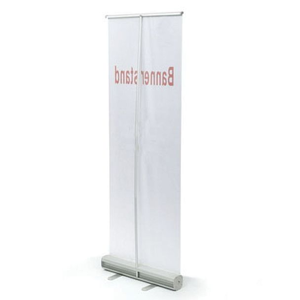 Стенд мобильный для баннера "Роллскрин 2(80)", размер рекламного поля 800х2000 мм, алюминий, 290521 - Вид 3