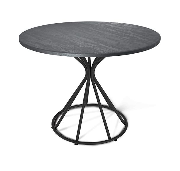 Стол Sheffilton SHT-TU4-1/TT 90 МДФ черный муар/каменный уголь - Вид 1