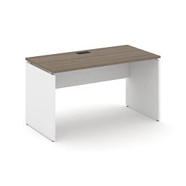 Стайл Проджект Стол письменный SN-D.SP-004 Вяз Благородный/Белый/Черная Заглушка 1580*600*750 - Фото предпросмотра