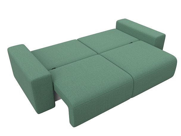 Диван прямой Лига-036 НПБ Классик Рогожка зеленый - Вид 9