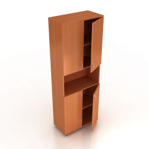 Шкаф "Менеджер" Ш-02+ДШК-02 (2комп) бук - Вид 4