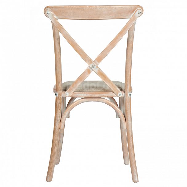 Стул Кроссбэк, беленый дуб, с подушкой - Вид 6