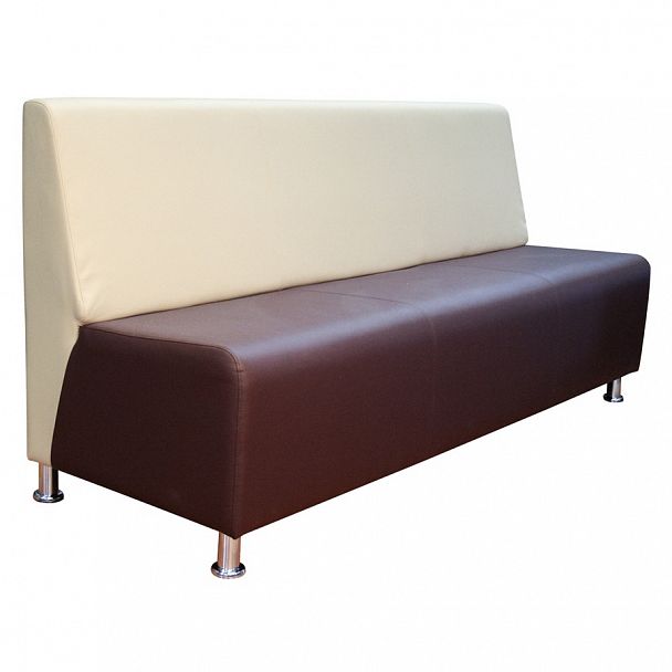 Диван "Денвер" 3-х местн., кожа+иск.кожа - Вид 2