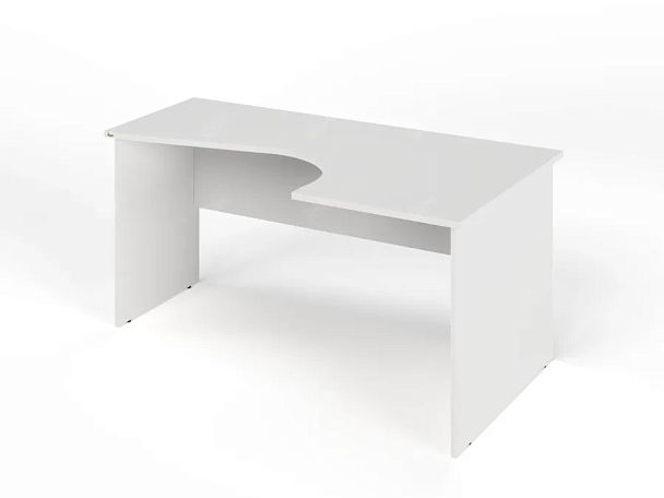 ЛАЙТ / LIGHT RLG005-16x11R Угловой стол 160x110x75 Белый - Вид 1