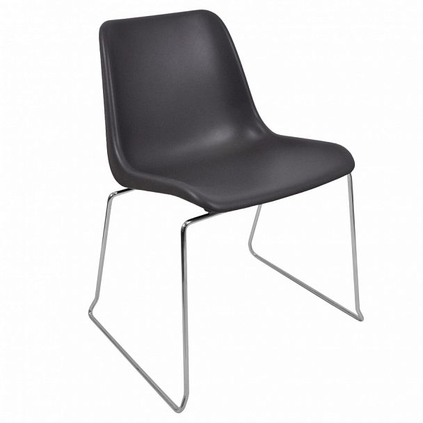 Стул Vicenza (пруток), каркас хром, серый, стопируемый - Вид 1