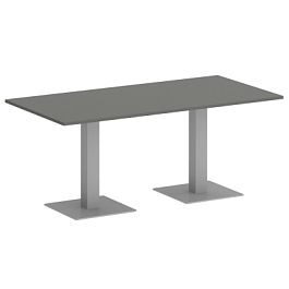 Home Office Стол прямоугольный VR.SP-5-180.2 Металлик/Серый металл 1800*900*750 - Фото предпросмотра