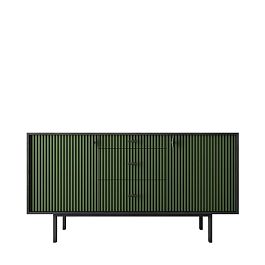 Комод две дверки и три ящика Emerson арт EM08/green/L - Фото предпросмотра