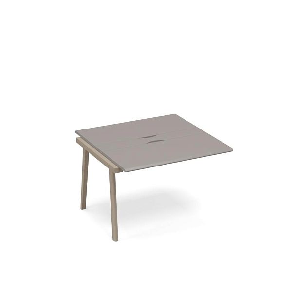 Секция стола для переговоров с кабель-каналом WOOD Time wood ТМ В2 153-1 мокко премиум - Вид 1