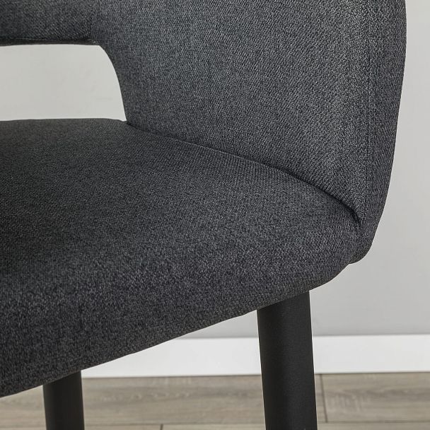 Кресло Бар Oscar тёмно-серый/черный - Вид 10