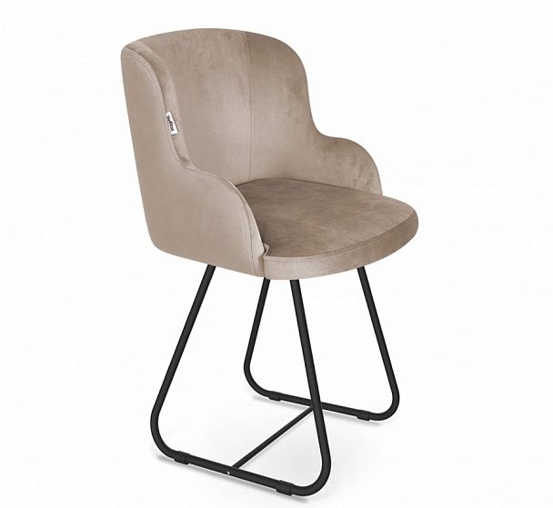 Стул Sheffilton SHT-ST39/S38 латте/черный муар - Вид 1