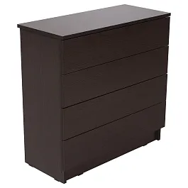 Комод BRABIX "Scandi CM-001", 750х330х730 мм, 4 ящика, ЛДСП, венге, 641902, ЦБ013659 -3 - Фото предпросмотра