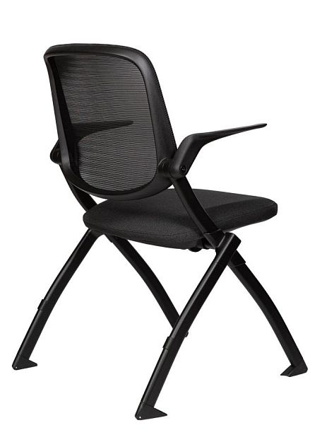 Стул / Pascal / черная сетка/черная ткань - Вид 4