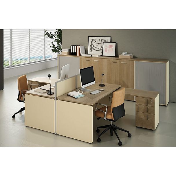 Шкаф комби с прозрачным стеклом Аккорд 49Н032.200.1 - Вид 5