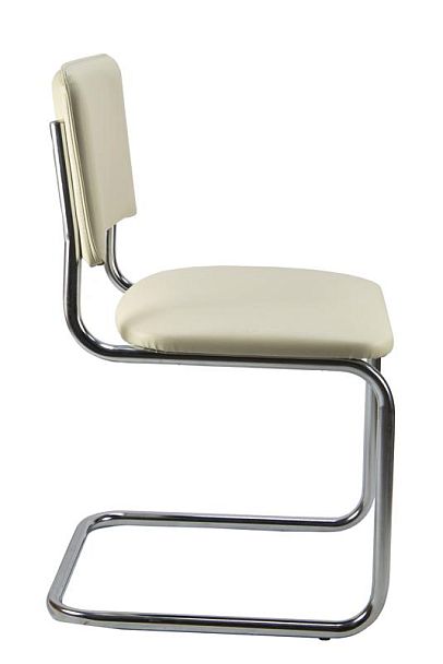 Стул Сильвия 02S Бежевый/Металл Хром гальв. - Вид 2