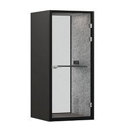 SoundCube RV UNO з/с-стекло  SDC-1.0-GL Антрацит/Зимний Лес/Антрацит/Прозрачный/Серый 1041*1070*2278 - Фото предпросмотра