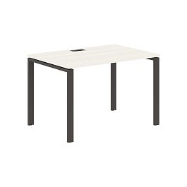 Стол прямой EUST 1180 Ясень Траун/Мокко 1160х800х750 EDIS - Фото предпросмотра