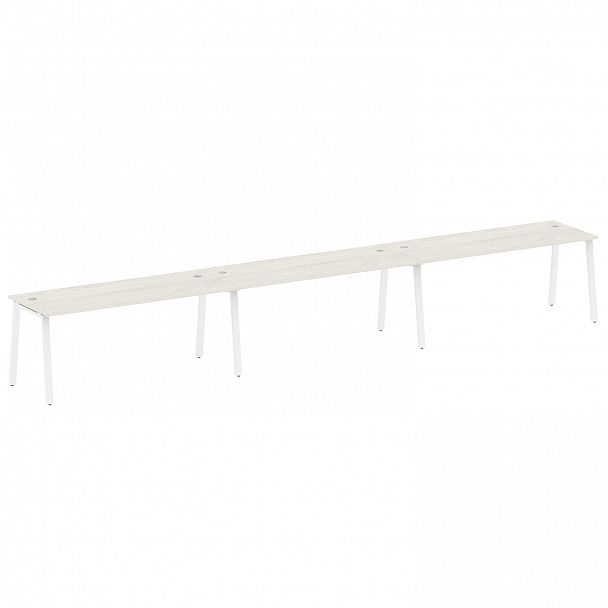 Рабочая станция "Metal System" БА.СМ-3.5 дуб наварра/белый - Вид 1