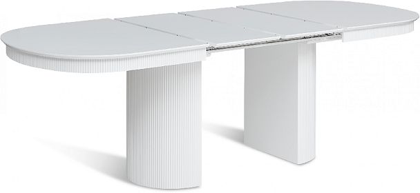 Стол обеденный раздвижной Рамелия 160(200,240)х100х79 Белый - Вид 4