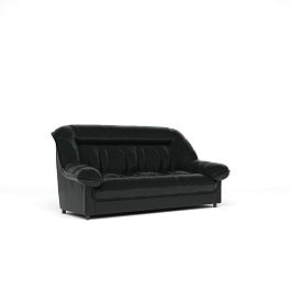 Диван-3 Эдельвейс Ed/3 экокожа черная CN1114 - Фото предпросмотра