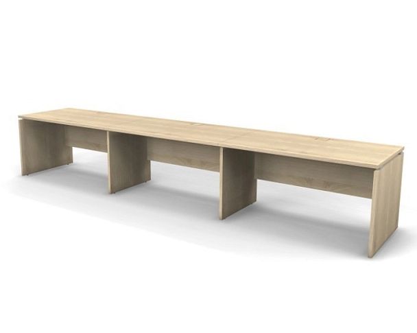 EUROPE/ЕВРОПА RE007-414х80 Односторонняя станция 4140x800x750 Акация светлый - Вид 1