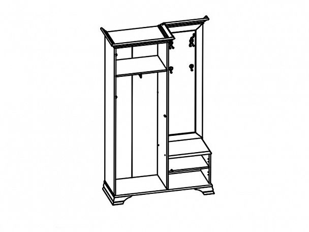 Стенка для прихожей Кентаки PPK/110L - Вид 2