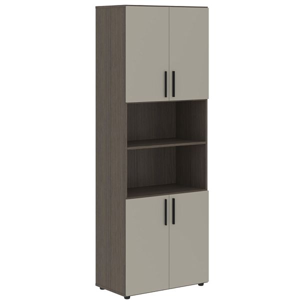 Шкаф высокий широкий VHCS 80.4 Аметист/Дуб Сильвер 800х430х2253 VELION - Вид 1