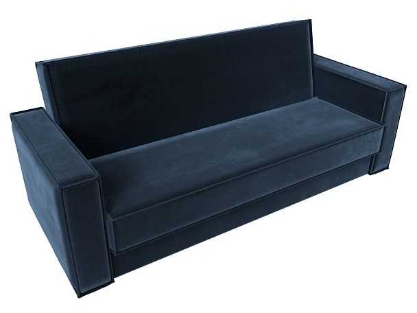 Диван-книжка Куба Велюр синий - Вид 5