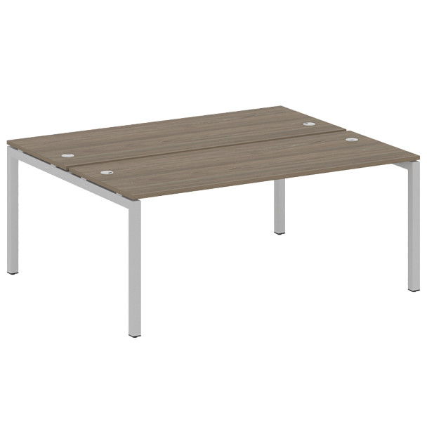 Metal System Quattro Р. ст. на П-образном м/к 50БП.РАС-СП-2.5 Вяз/Серый металл 1800*1475*750 - Вид 1