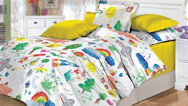 Постельное белье полутораспальное Радуга - Вид 1