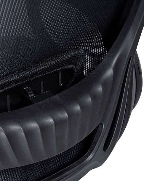 Офисное кресло для руководителей DOBRIN STEVEN BLACK (чёрный пластик, чёрная ткань) - Вид 12