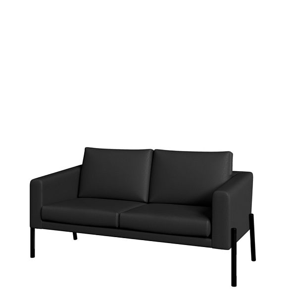 Двухместный диван Kruz 160x78x83 чёрный - Вид 1