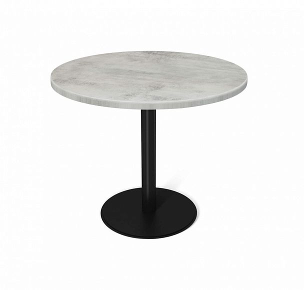 Стол Sheffilton SHT-TU43/TT 80 МДФ черный муар/бетон светлый - Вид 1