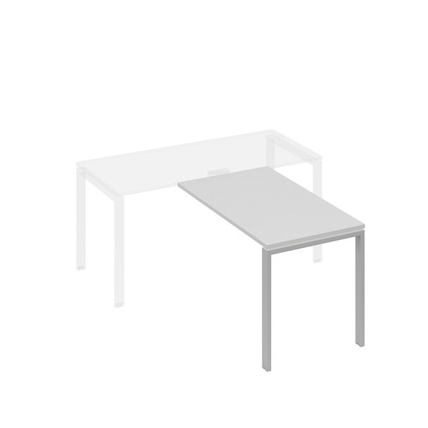 Брифинг-приставка на металлокаркасе UNO A4 А4 Б1 074 БП серый / металлокаркас серый - Вид 1