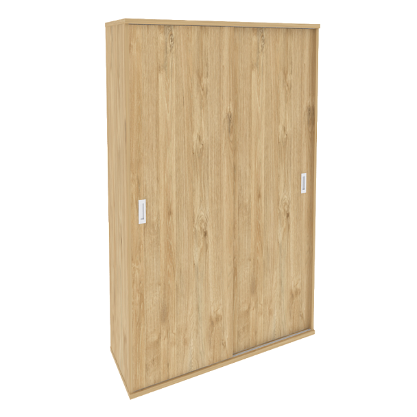 Onix Шкаф-купе с полками O.SHK-1.1 T Тиквуд светлый 1200*420*1977 - Вид 1