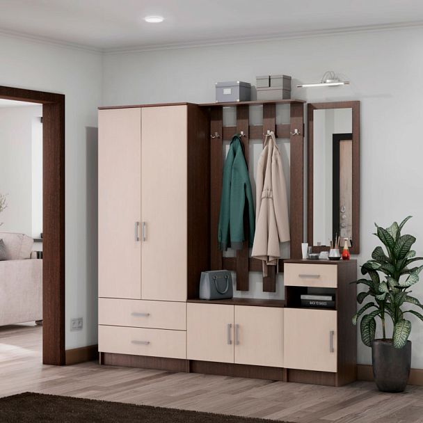 ЗР-201 Машенька ЛДСП зеркало (400*1120*20) венге/дуб белфорт - Вид 2