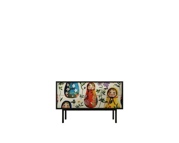 Комод с четырьмя ящиками Emerson Матрешки арт EM05/Art04 - Вид 1