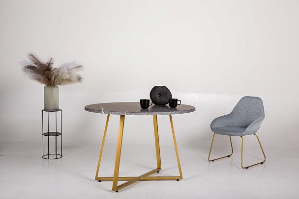 Стул Kent Грей/Линк Золото - Вид 12