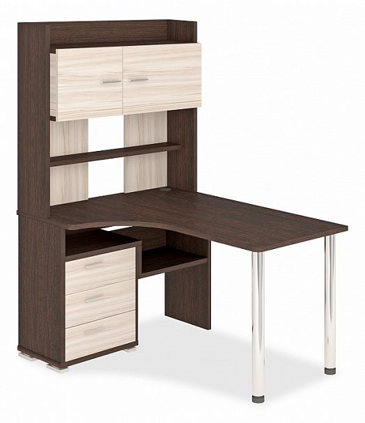 Стол компьютерный Домино СР-133 Венге/Карамель левый - Вид 1