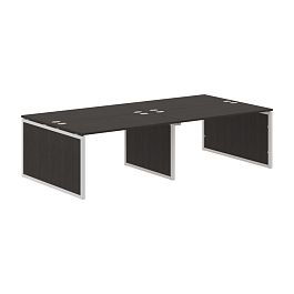 Стол 4-х местный XQPWST 2814 Дуб Юкон Модерн/Алюминий 2800х1406х750 XTEN-QP - Фото предпросмотра