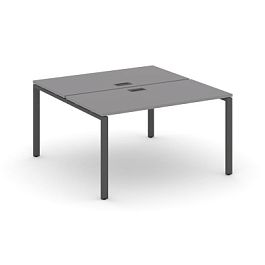 Стайл Проджект Рабочая станция двухсторонняя SN-6P.DRS-003 Серый Пепел/Металл Антрацит 1380*1232*750 - Фото предпросмотра