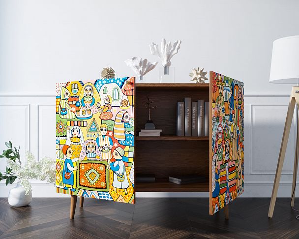 Комод "Berber" две дверки 1 принт - Вид 5